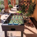 Intrattenimento gioco calciobalilla in veranda